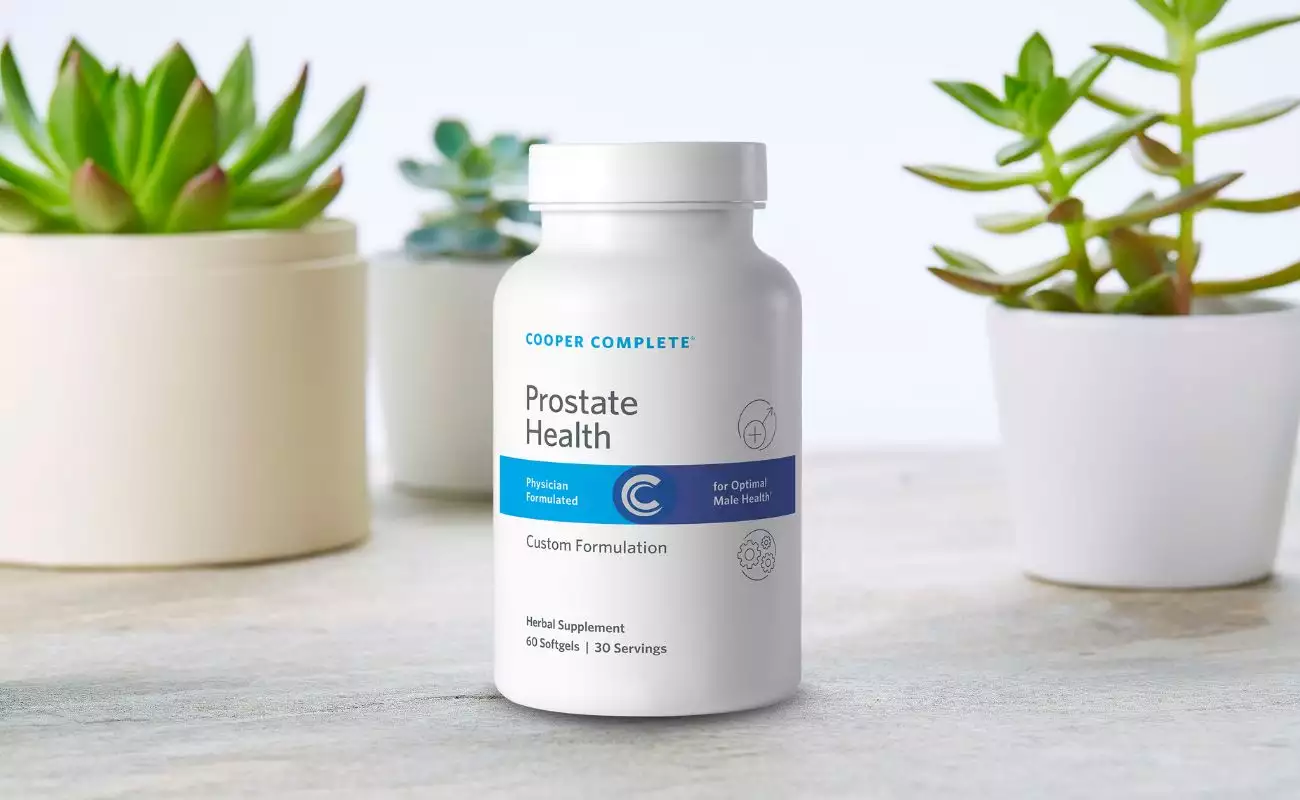 Photo of Cooper Complete Prostate Supplement for Men bottle.